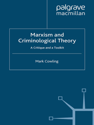 cover image of Marxism and Criminological Theory